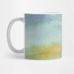 Abstract Landscape. Original Watercolor Painting Mug